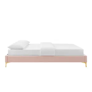Sutton Twin Performance Velvet Bed Frame