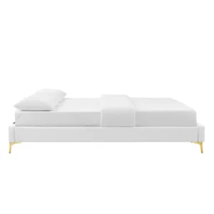 Sutton King Performance Velvet Bed Frame