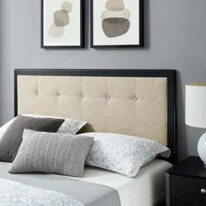 Willow Queen Wood Platform Bed With Splayed Legs
