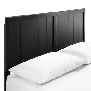 Alana Full Wood Platform Bed With Angular Frame