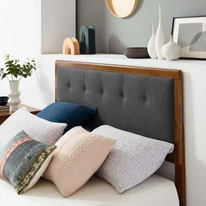 Willow Full Wood Platform Bed With Angular Frame