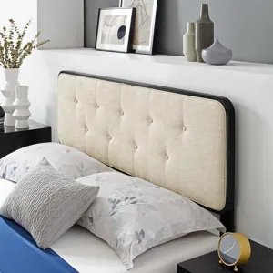 Bridgette Full Wood Platform Bed With Angular Frame