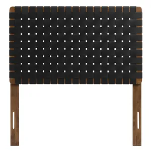 Sparta Weave Twin Vegan Leather Headboard