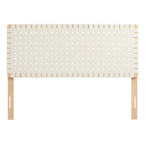Sparta Weave Full Vegan Leather Headboard