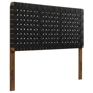 Sparta Weave Full Vegan Leather Headboard