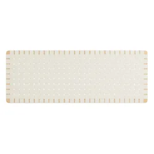 Sparta Weave Wall-Mount Queen Vegan Leather Headboard