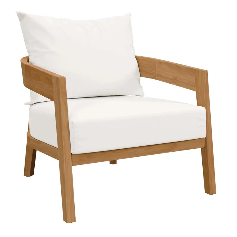 Brisbane 6-Piece Teak Wood Outdoor Patio Outdoor Patio Set