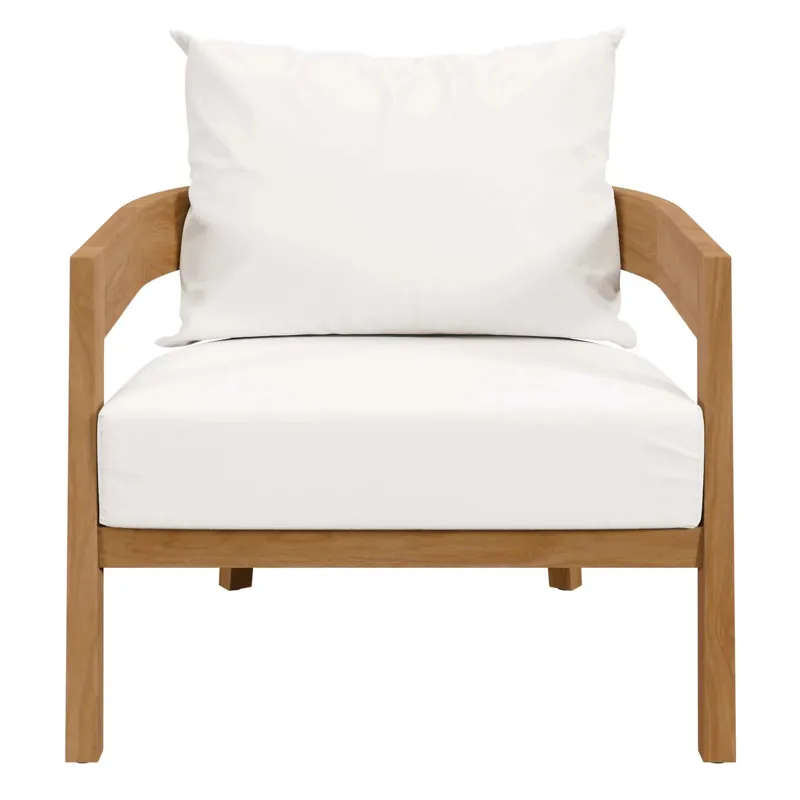 Brisbane Teak Wood Outdoor Patio Armchair