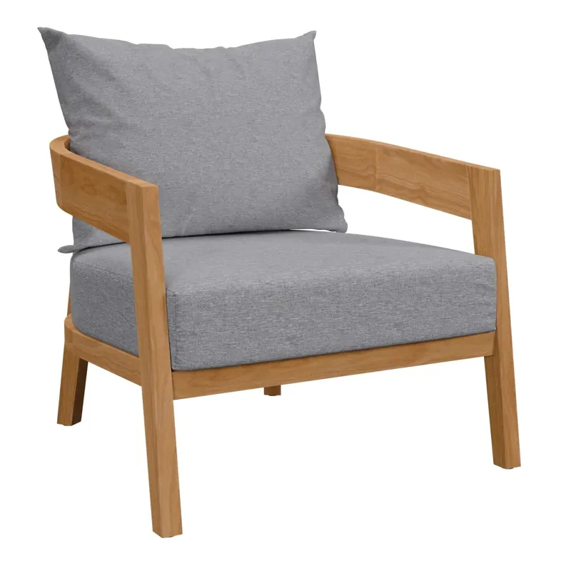 Brisbane 6-Piece Teak Wood Outdoor Patio Outdoor Patio Set