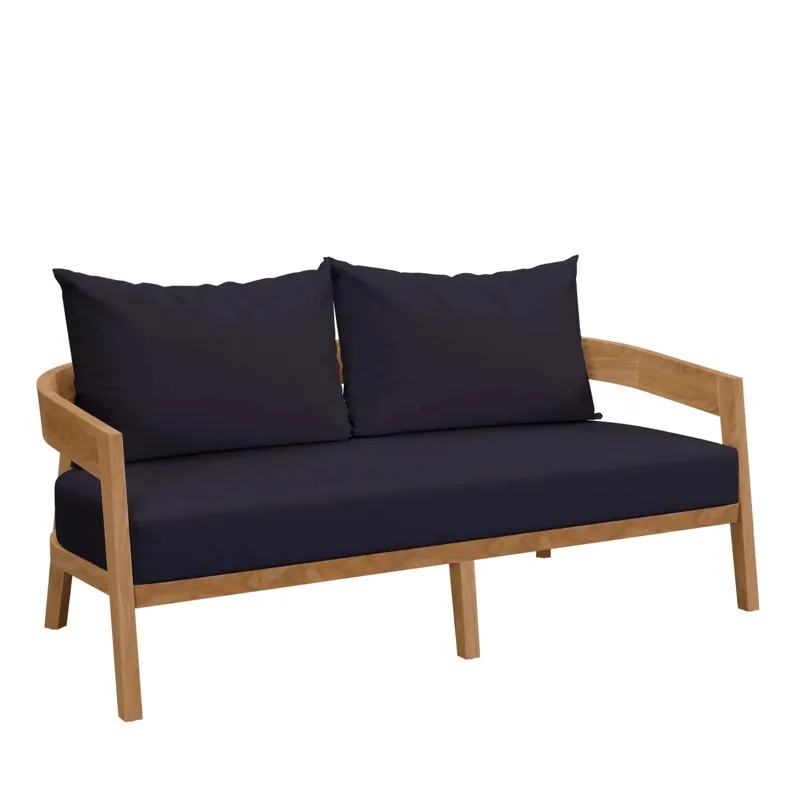 Brisbane 3-Piece Teak Wood Outdoor Patio Outdoor Patio Set