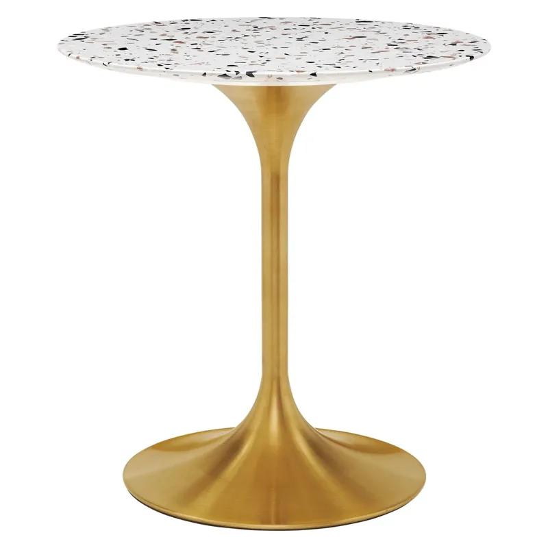 Lippa 28" Round Terrazzo Dining Table