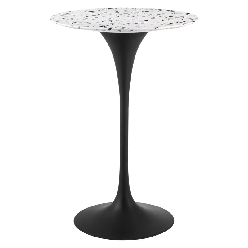 Lippa 28" Round Terrazzo Bar Table
