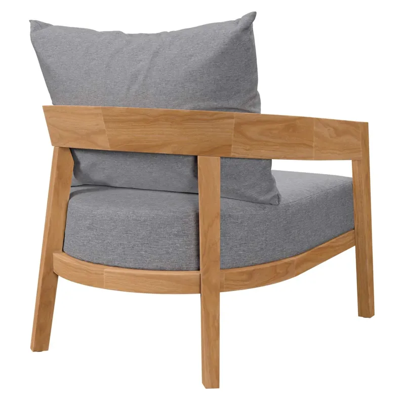Brisbane 6-Piece Teak Wood Outdoor Patio Outdoor Patio Set