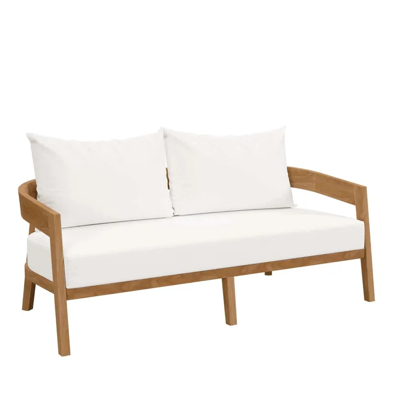 Brisbane 6-Piece Teak Wood Outdoor Patio Outdoor Patio Set