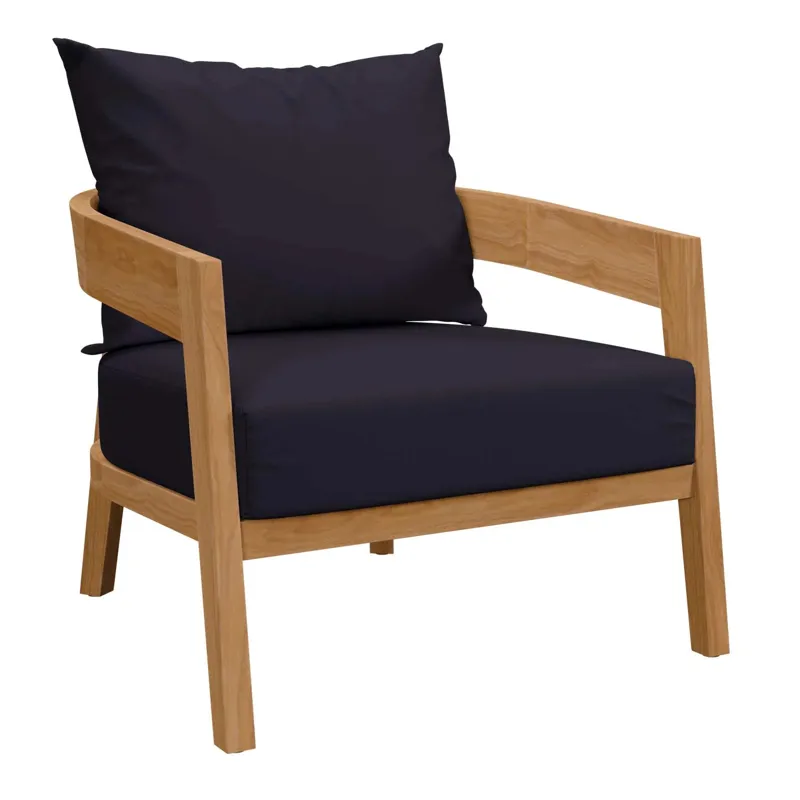 Brisbane 3-Piece Teak Wood Outdoor Patio Outdoor Patio Set