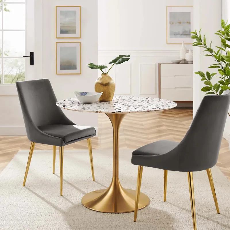 Lippa 36" Round Terrazzo Dining Table