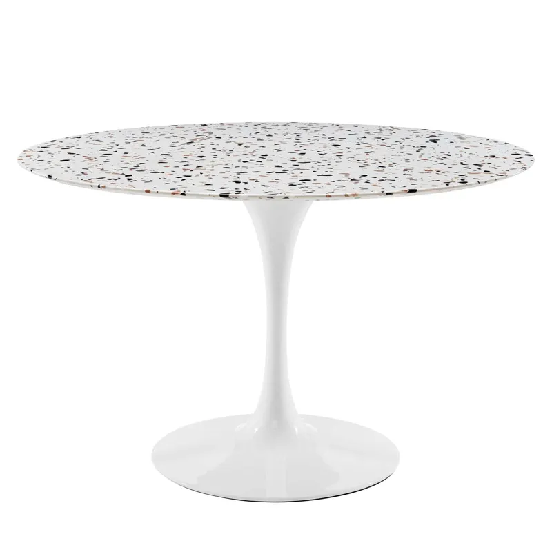 Lippa 47" Round Terrazzo Dining Table