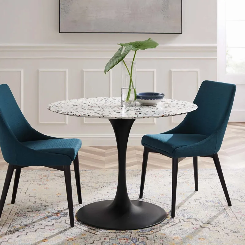Lippa 40" Round Terrazzo Dining Table