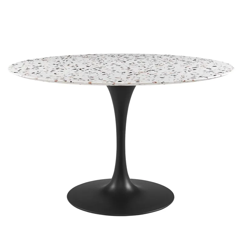 Lippa 47" Round Terrazzo Dining Table