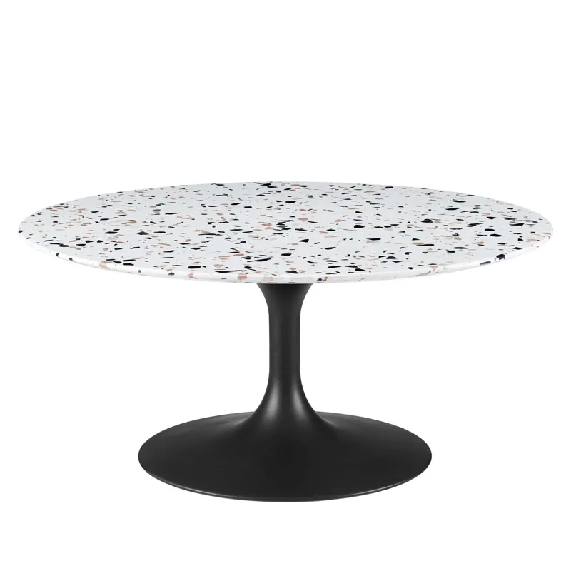 Lippa 36" Round Terrazzo Coffee Table