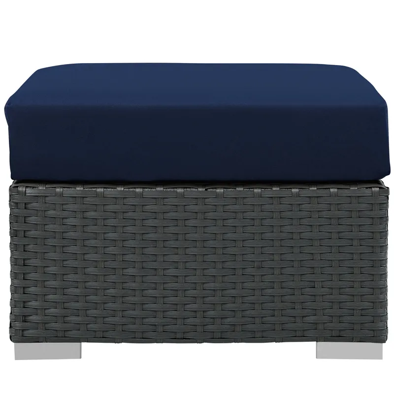 Sojourn Outdoor Patio Sunbrella Ottoman