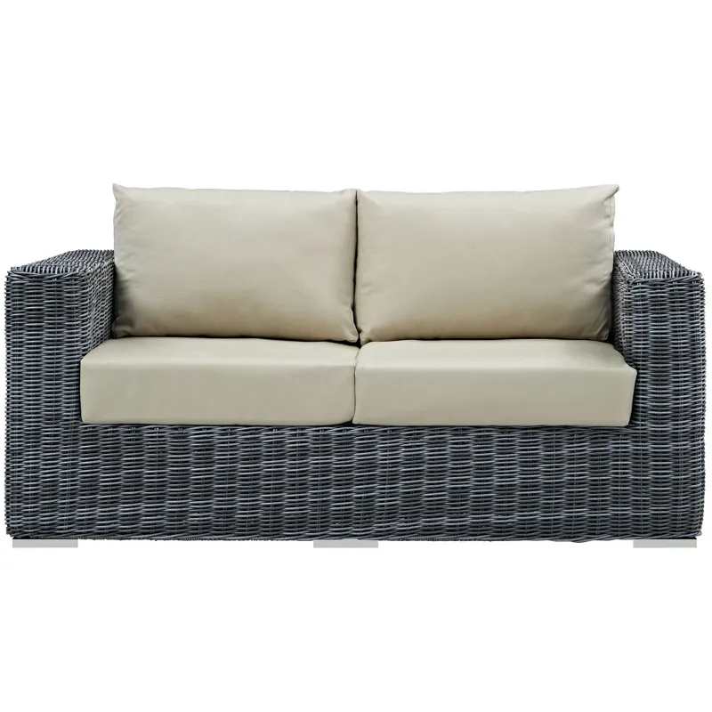 Summon Outdoor Patio Sunbrella Loveseat