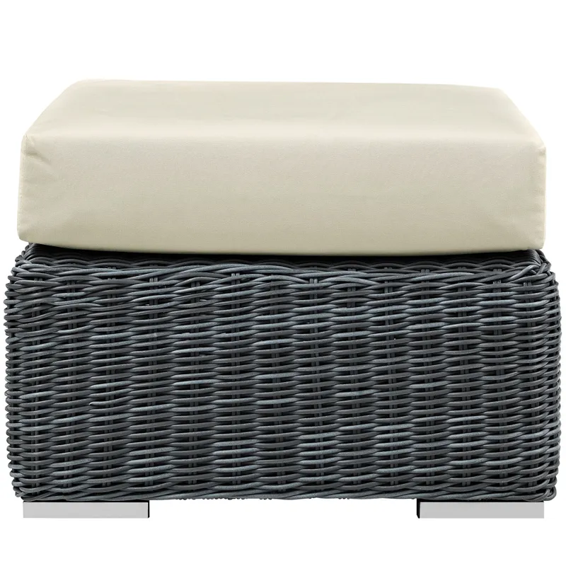 Summon Outdoor Patio Sunbrella Ottoman