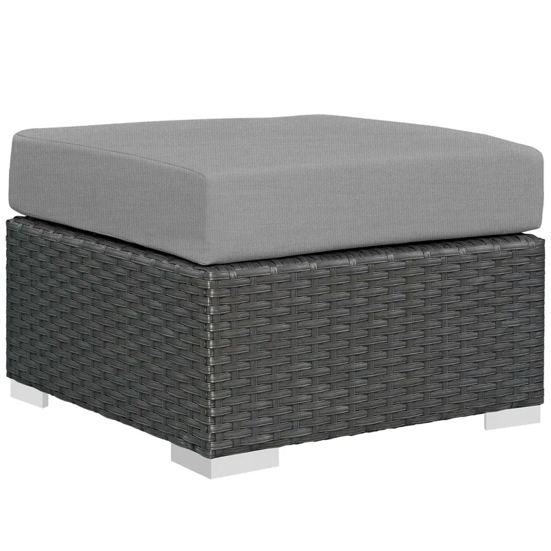 Sojourn 5 Piece Outdoor Patio Sunbrella Sectional Set