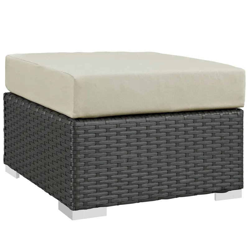 Sojourn 3 Piece Outdoor Patio Sunbrella Sectional Set