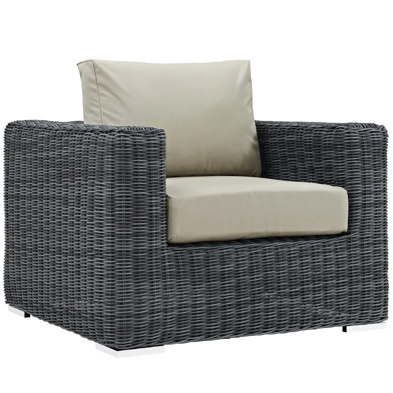 Summon 10 Piece Outdoor Patio Sunbrella Sectional Set