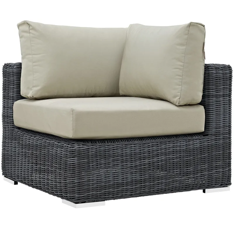 Summon 10 Piece Outdoor Patio Sunbrella Sectional Set