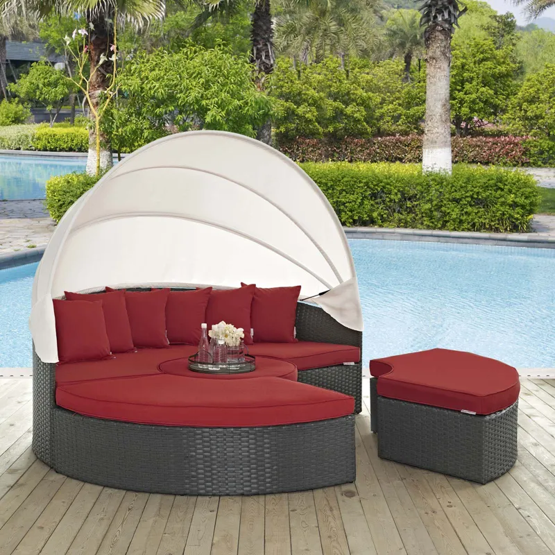 Sojourn Outdoor Patio Sunbrella Daybed