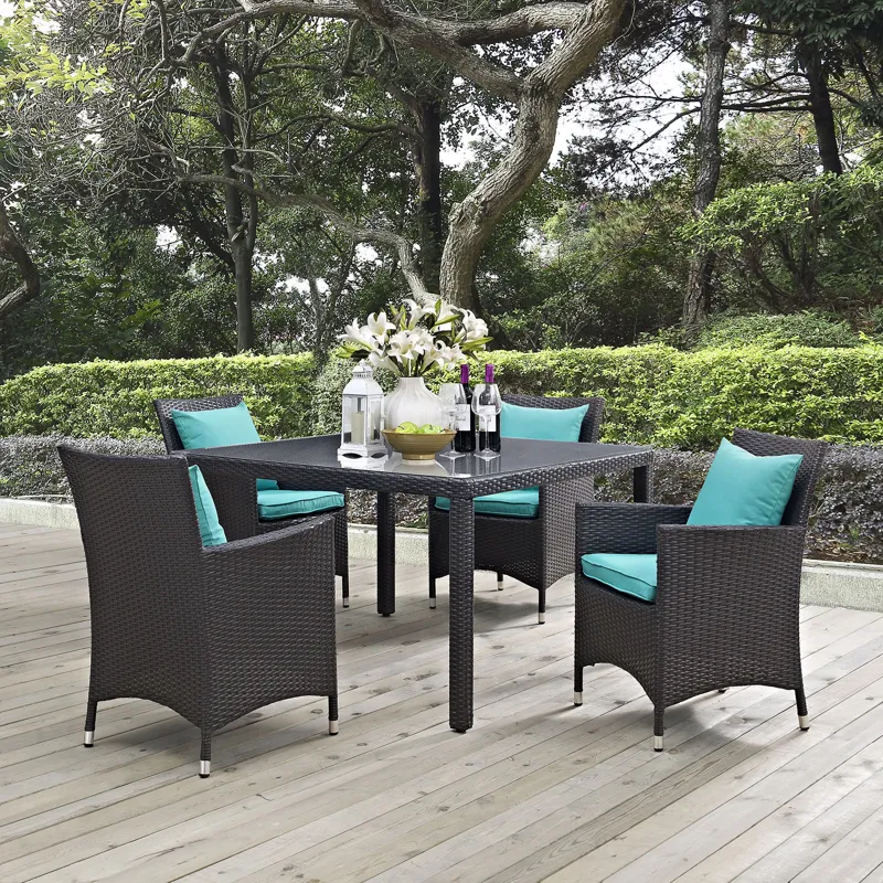 Convene 5 Piece Outdoor Patio Dining Set