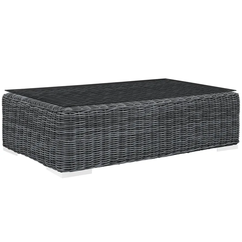 Summon 5 Piece Outdoor Patio Sunbrella Sectional Set