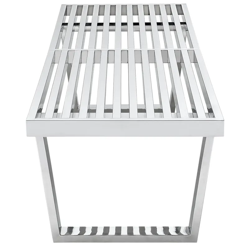 Sauna 5' Stainless Steel Bench