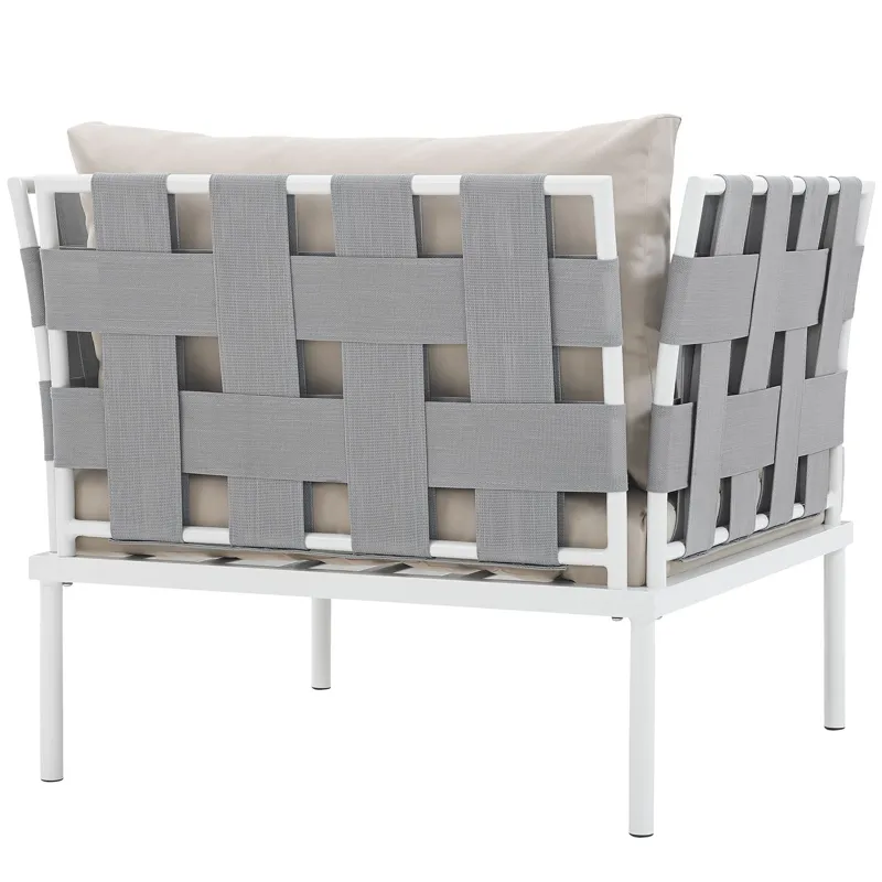 Harmony Outdoor Patio Aluminum Armchair