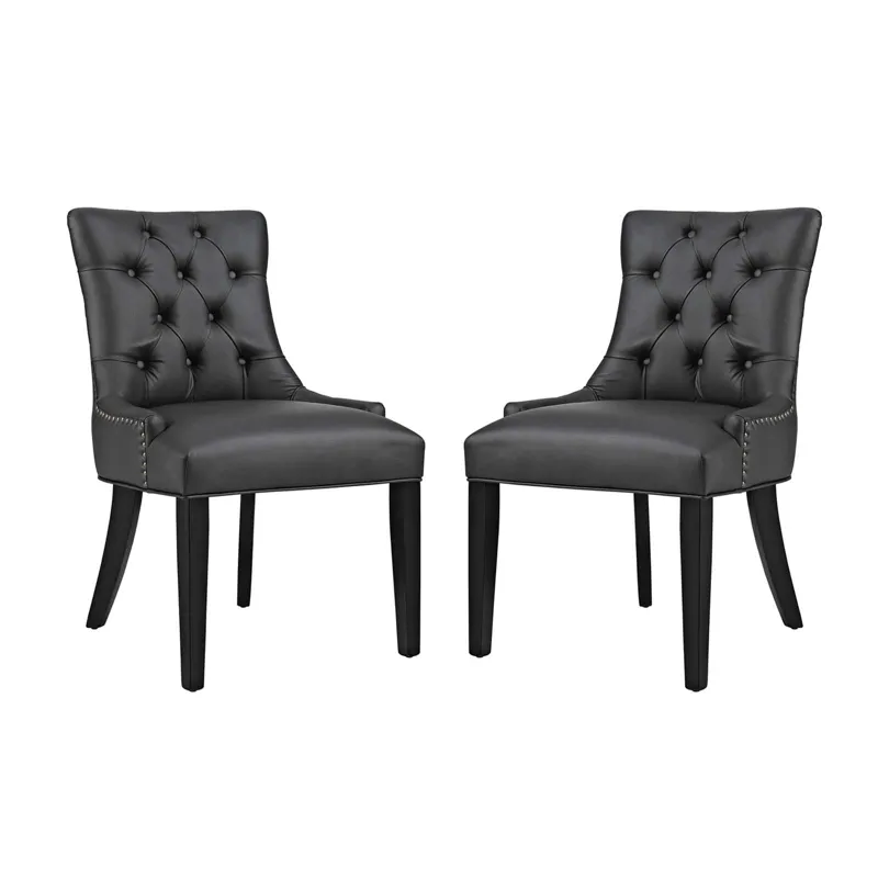Regent Dining Side Chair Vinyl Set of 2