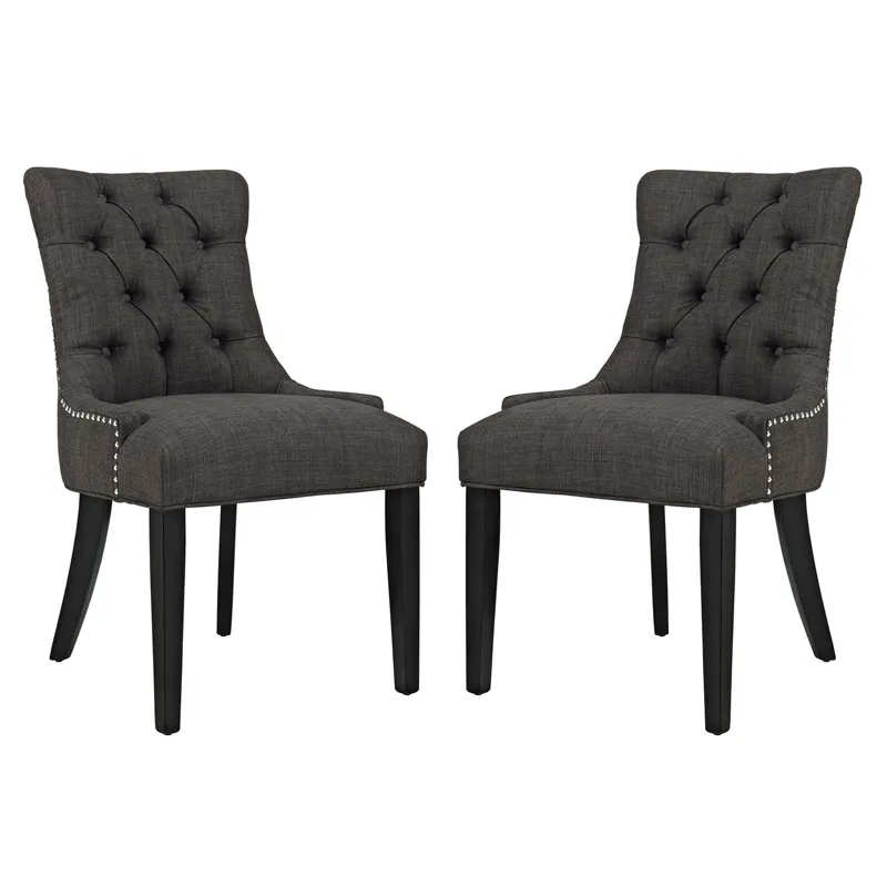 Regent Dining Side Chair Fabric Set of 2