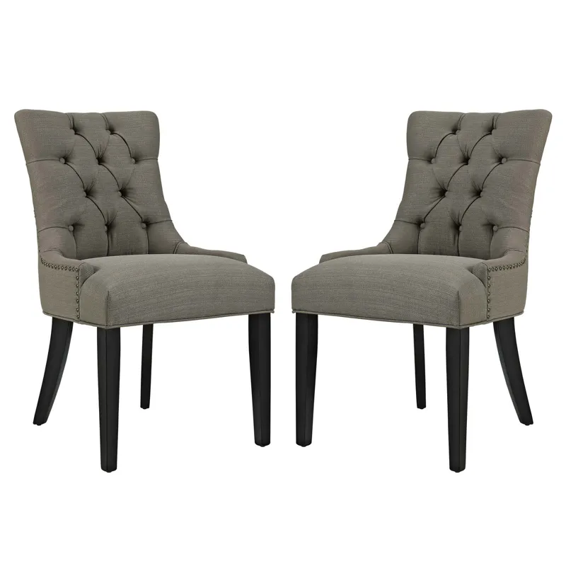 Regent Dining Side Chair Fabric Set of 2