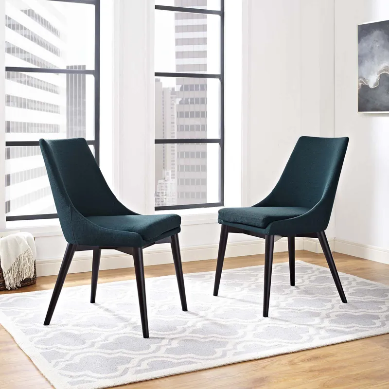 Viscount Dining Side Chair Fabric Set of 2