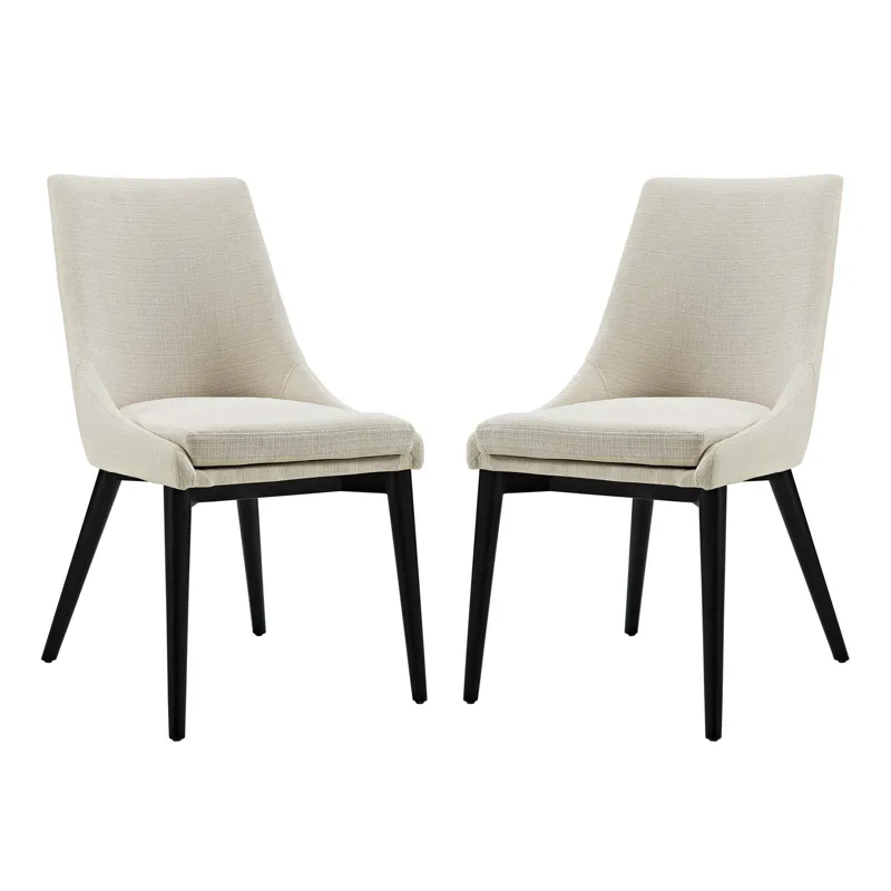 Viscount Dining Side Chair Fabric Set of 2