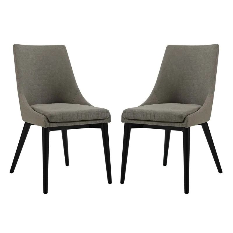Viscount Dining Side Chair Fabric Set of 2