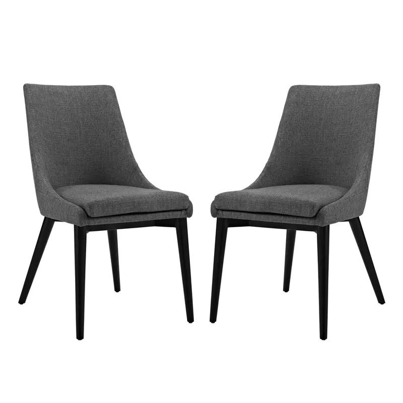 Viscount Dining Side Chair Fabric Set of 2