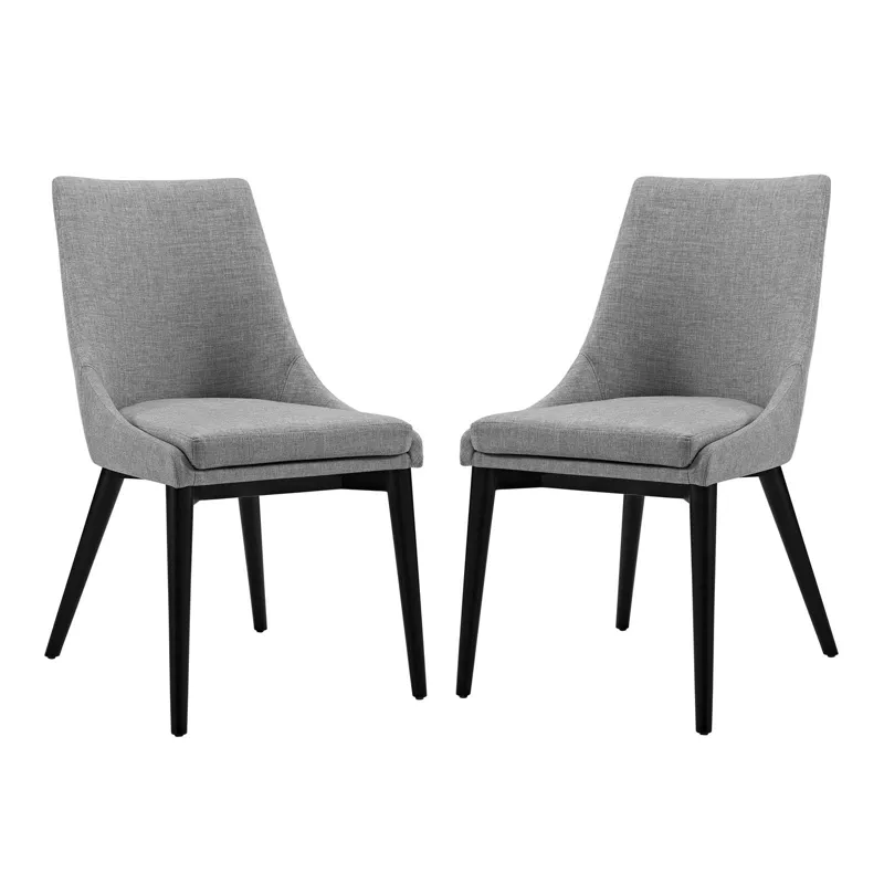 Viscount Dining Side Chair Fabric Set of 2