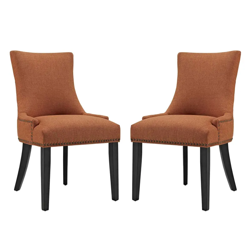 Marquis Dining Side Chair Fabric Set of 2