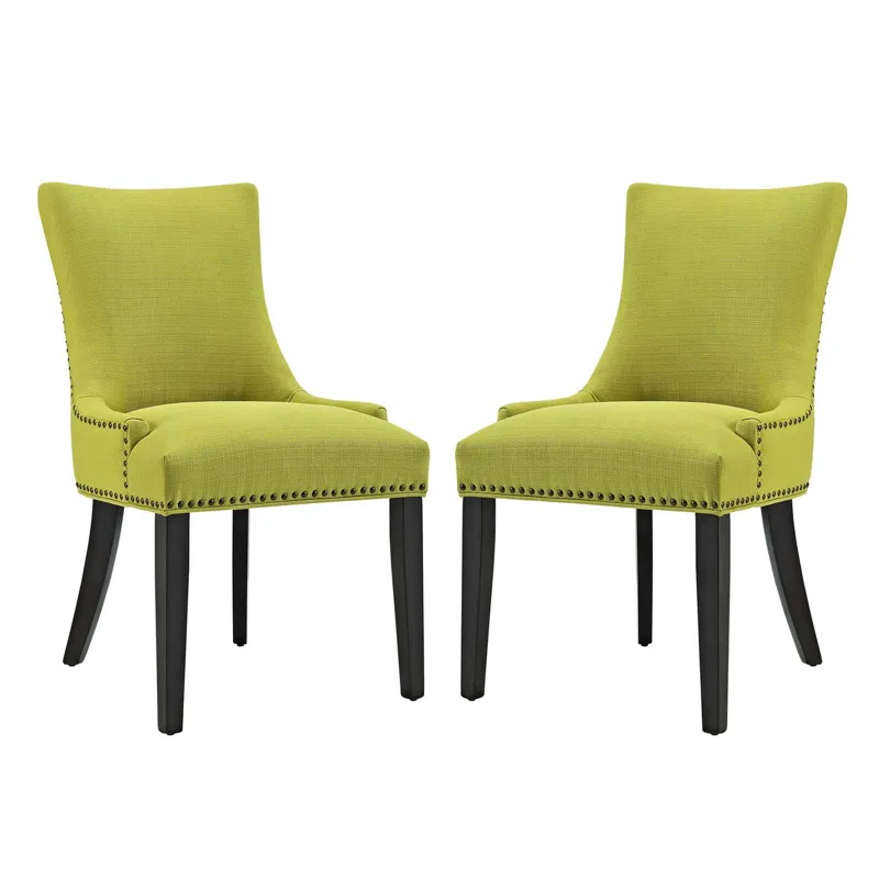 Marquis Dining Side Chair Fabric Set of 2