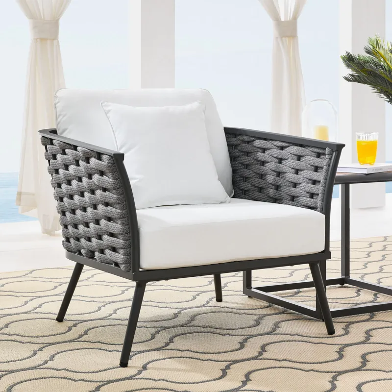 Stance Outdoor Patio Aluminum Armchair