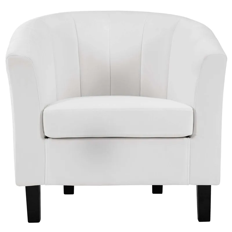 Prospect Channel Tufted Performance Velvet Armchair