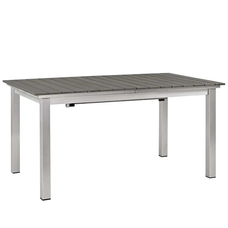 Shore 5 Piece Outdoor Patio Aluminum Outdoor Dining Set