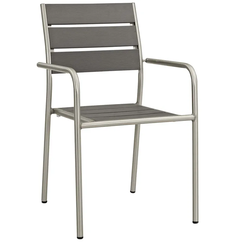 Shore 7 Piece Outdoor Patio Aluminum Outdoor Dining Set